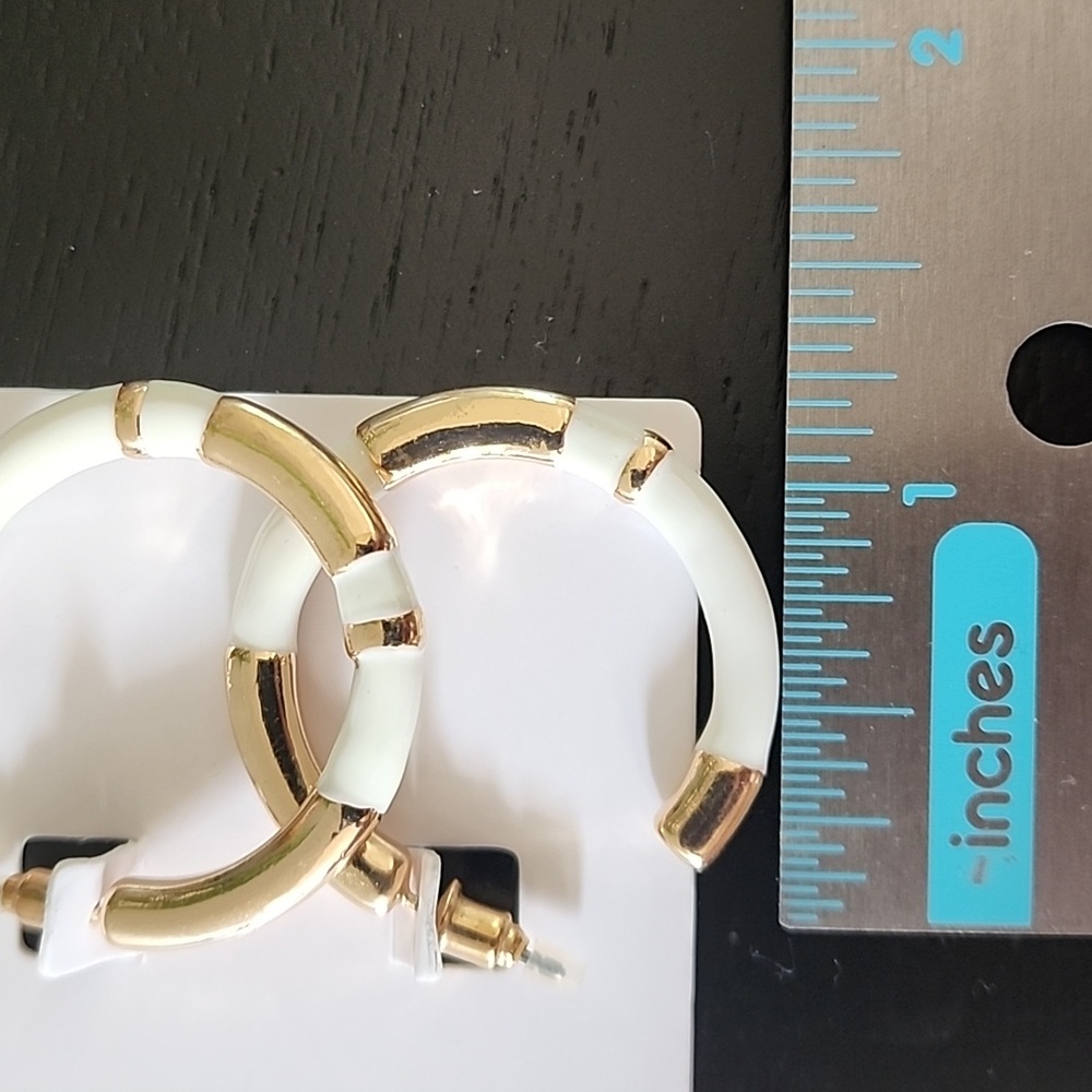 B11 Hoop Earrings - Picture 7 of 8